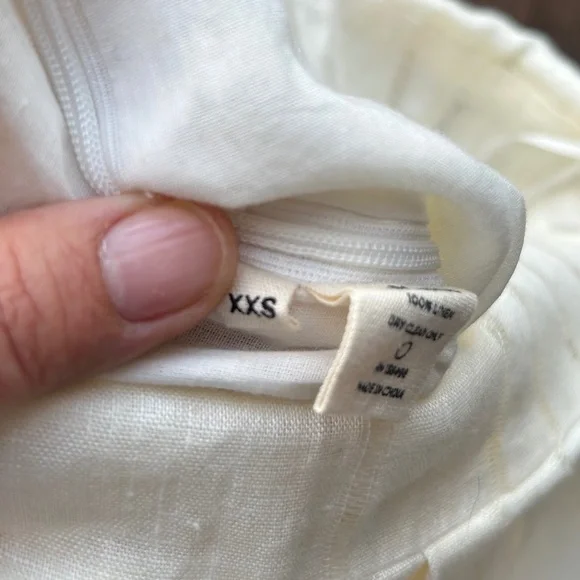 New! Cult Gaia Elle Cream Linen Pantsxxs